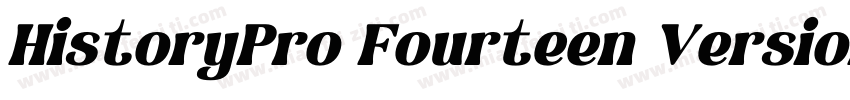 HistoryPro Fourteen Version字体转换